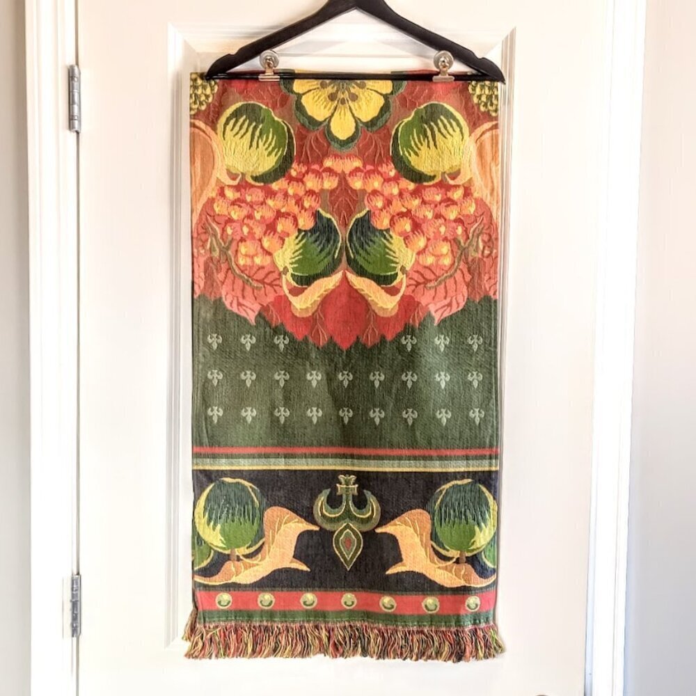 Tapisserie Tapestry Fringed Cotton Textile Table Runner